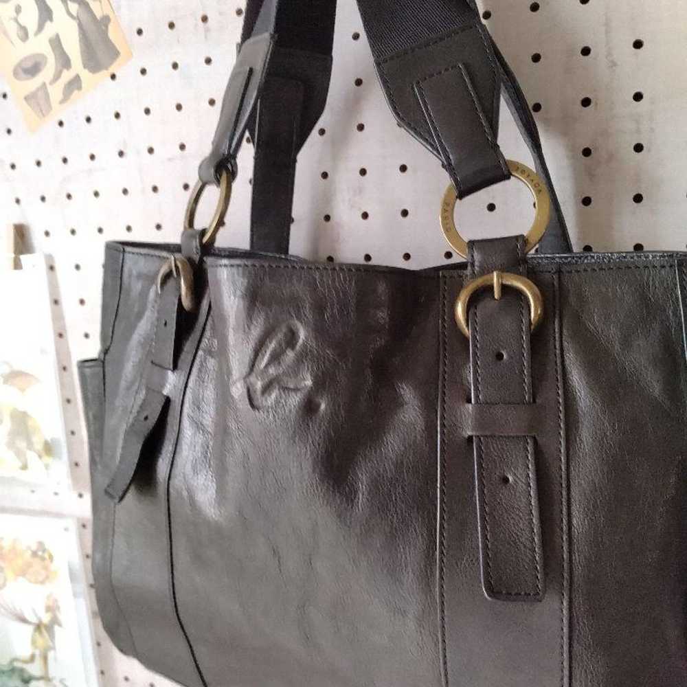 Excellent condition! Agnès B. Voyage Leather Tote… - image 3