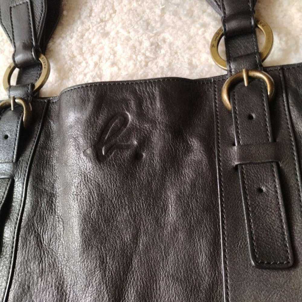 Excellent condition! Agnès B. Voyage Leather Tote… - image 4