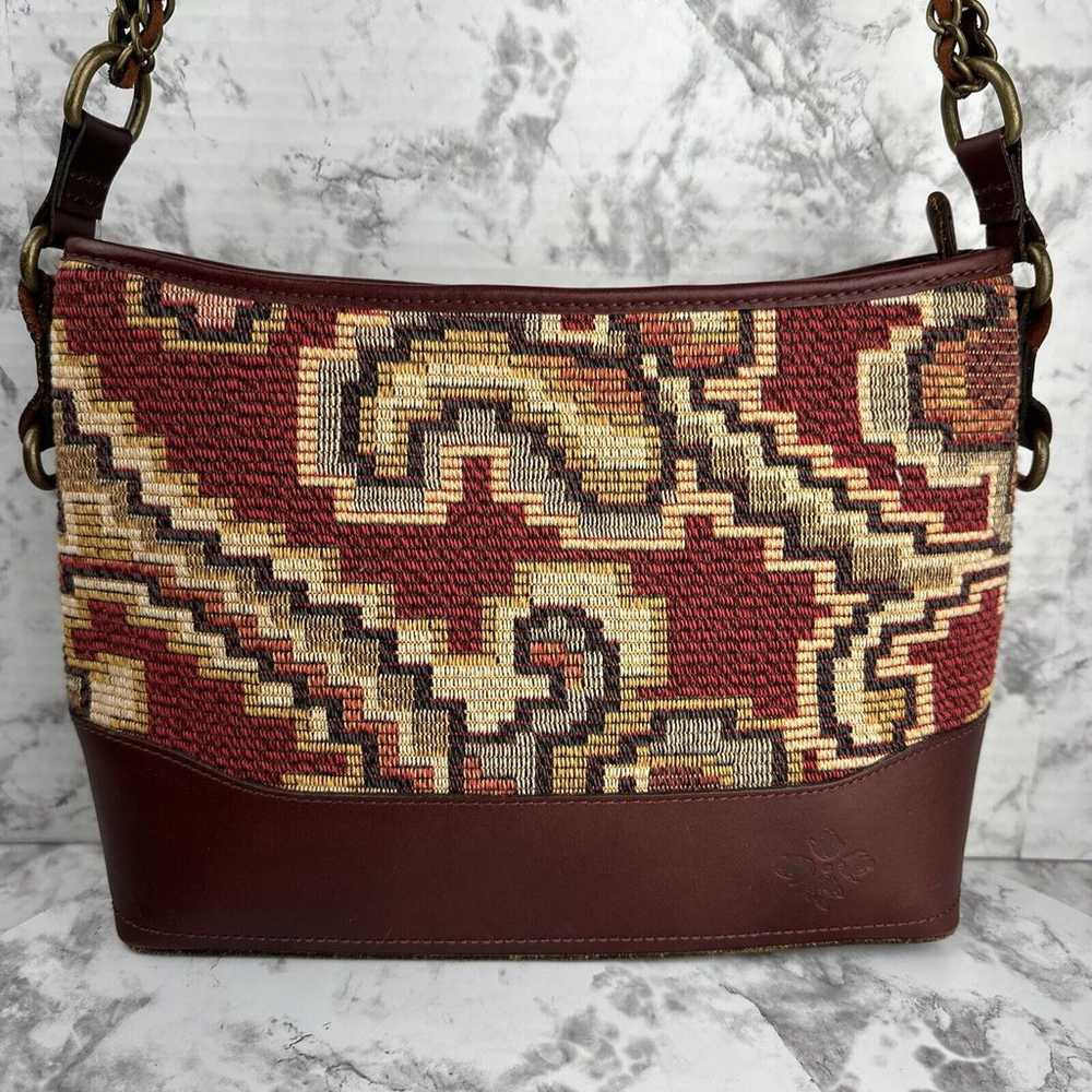 Patricia Nash Salvina Red Tan Peruvian Tapestry B… - image 2