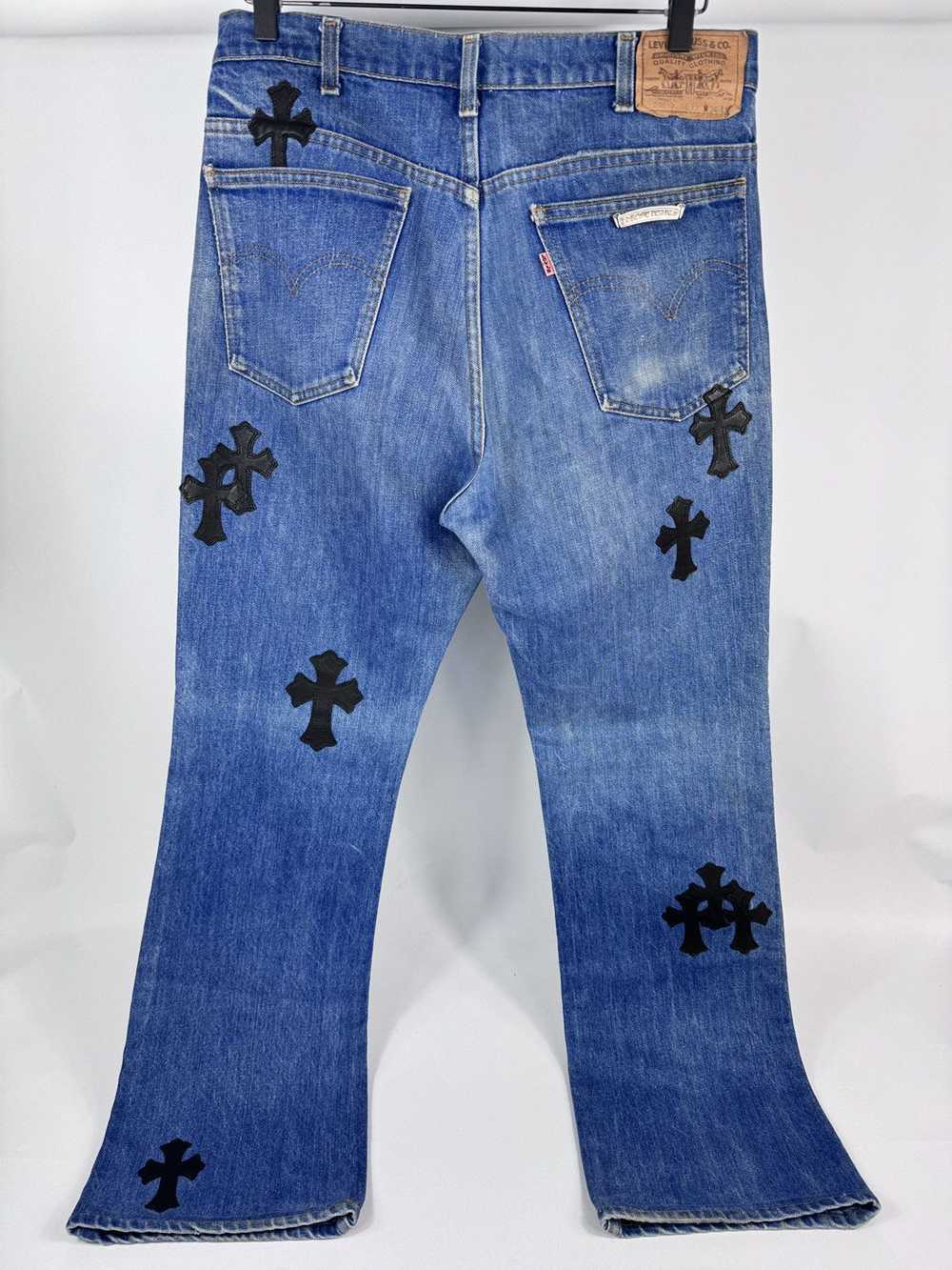 Chrome Hearts × Levi's LEATHER CROSS PATCH DENIM … - image 2