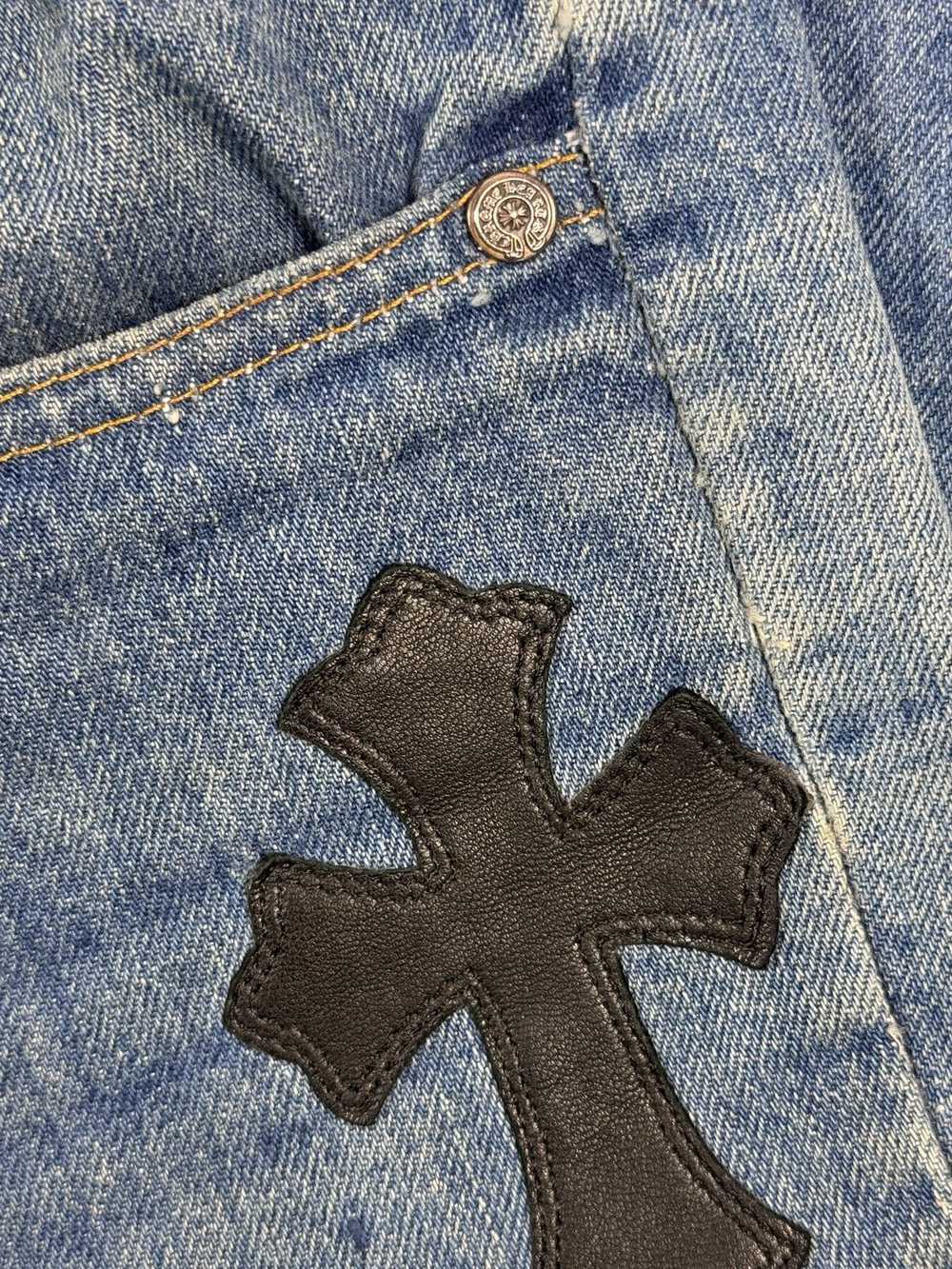 Chrome Hearts × Levi's LEATHER CROSS PATCH DENIM … - image 5