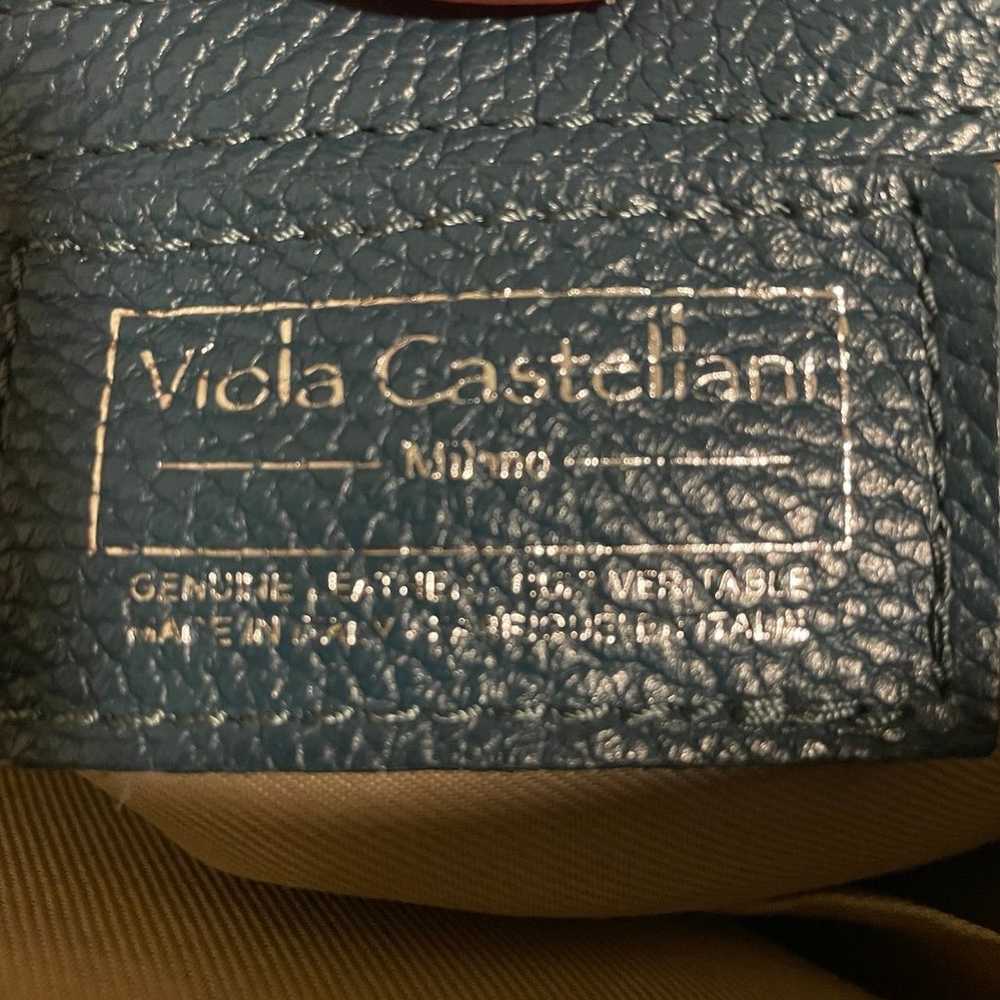 Beautiful Viola Castellani Italian Leather Large … - image 7