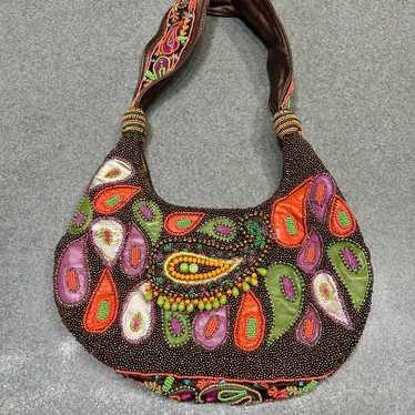 Mary Frances shoulder bag heavily beaded gorgeous - image 1