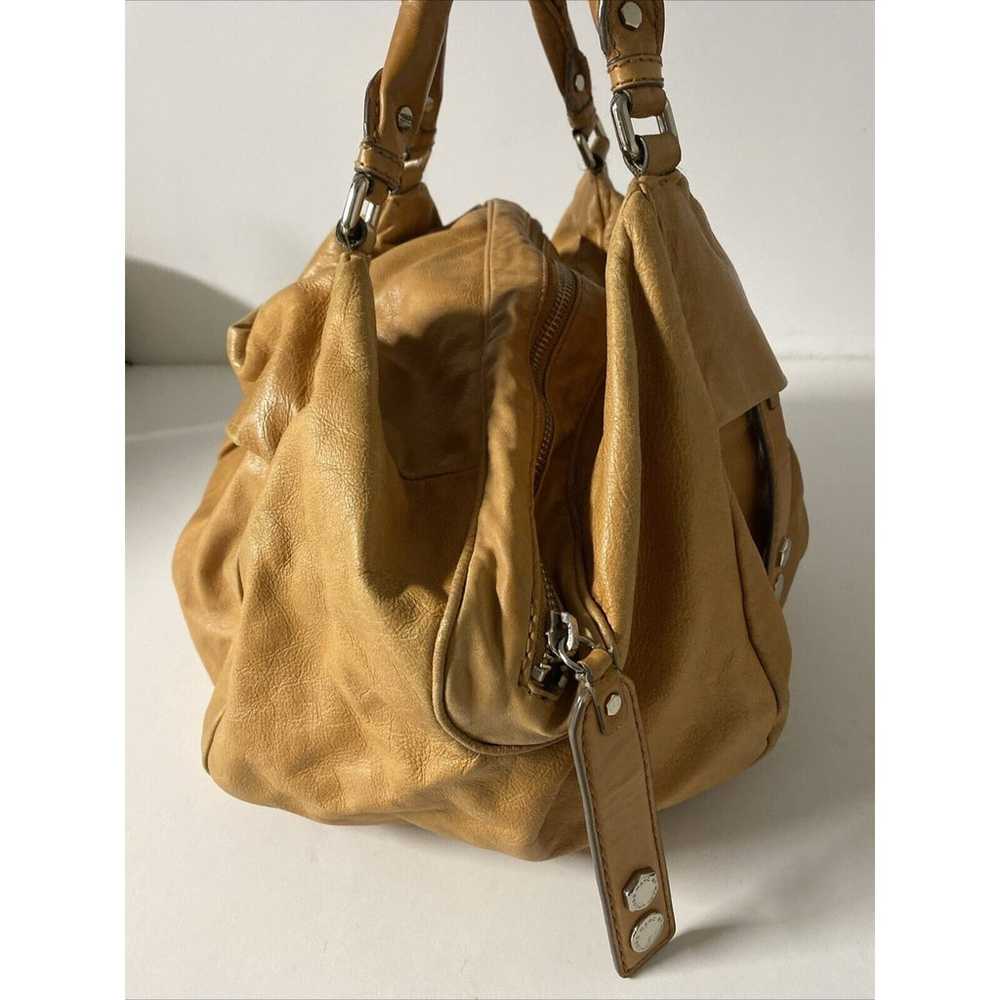 Marc by Marc Jacobs Twisted Groove Satchel Tan Br… - image 5