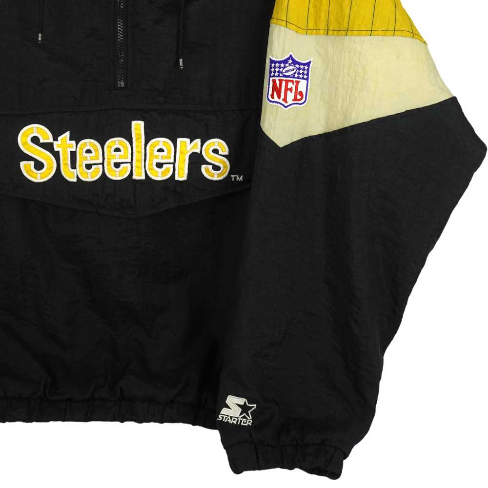 Starter - Pittsburgh Steelers Big Logo 1/4 Zip-Up… - image 4