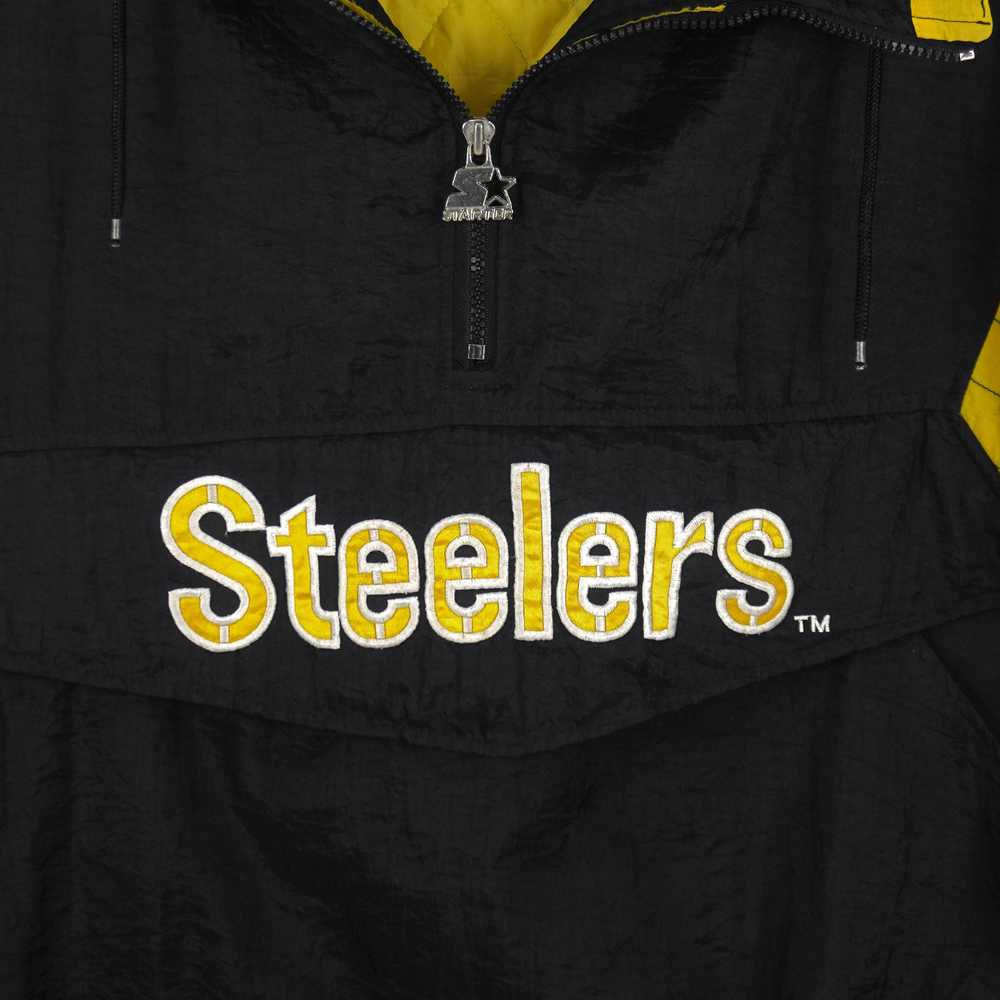 Starter - Pittsburgh Steelers Big Logo 1/4 Zip-Up… - image 5