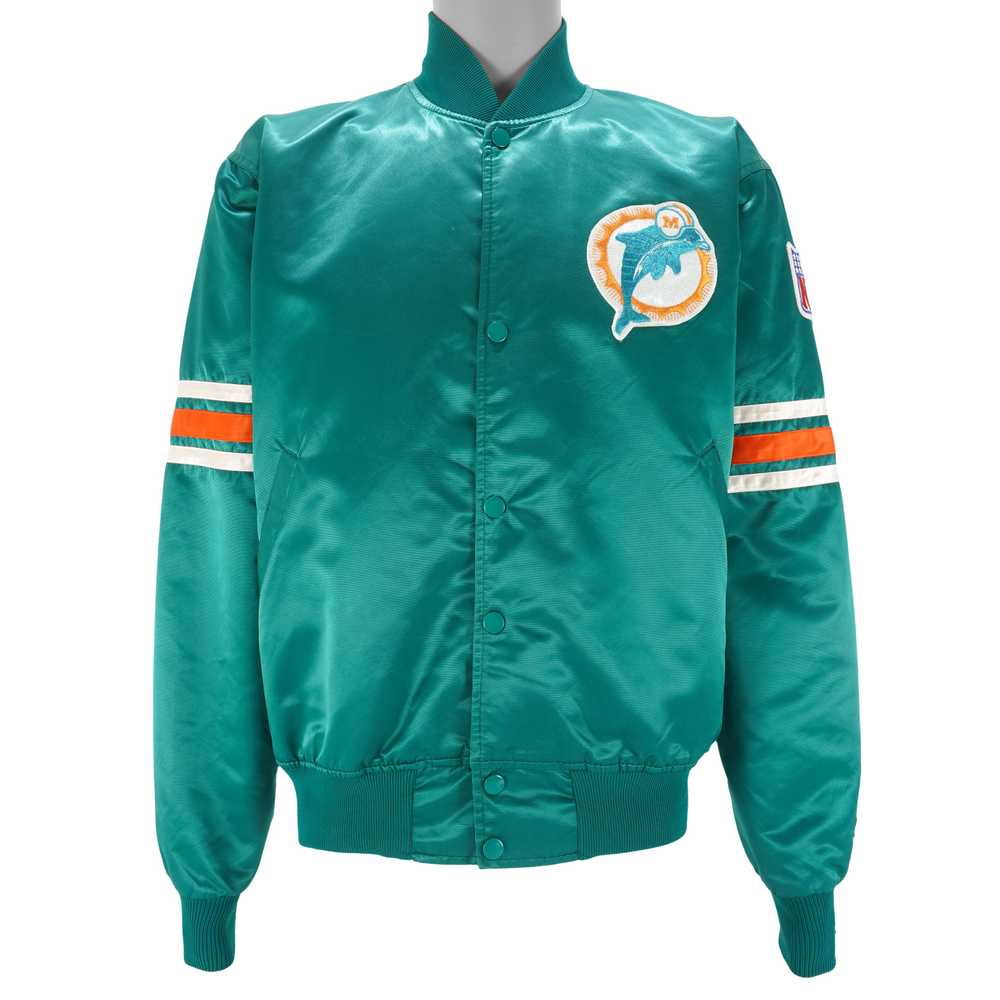 Starter - Miami Dolphins Embroidered Satin Jacket… - image 1