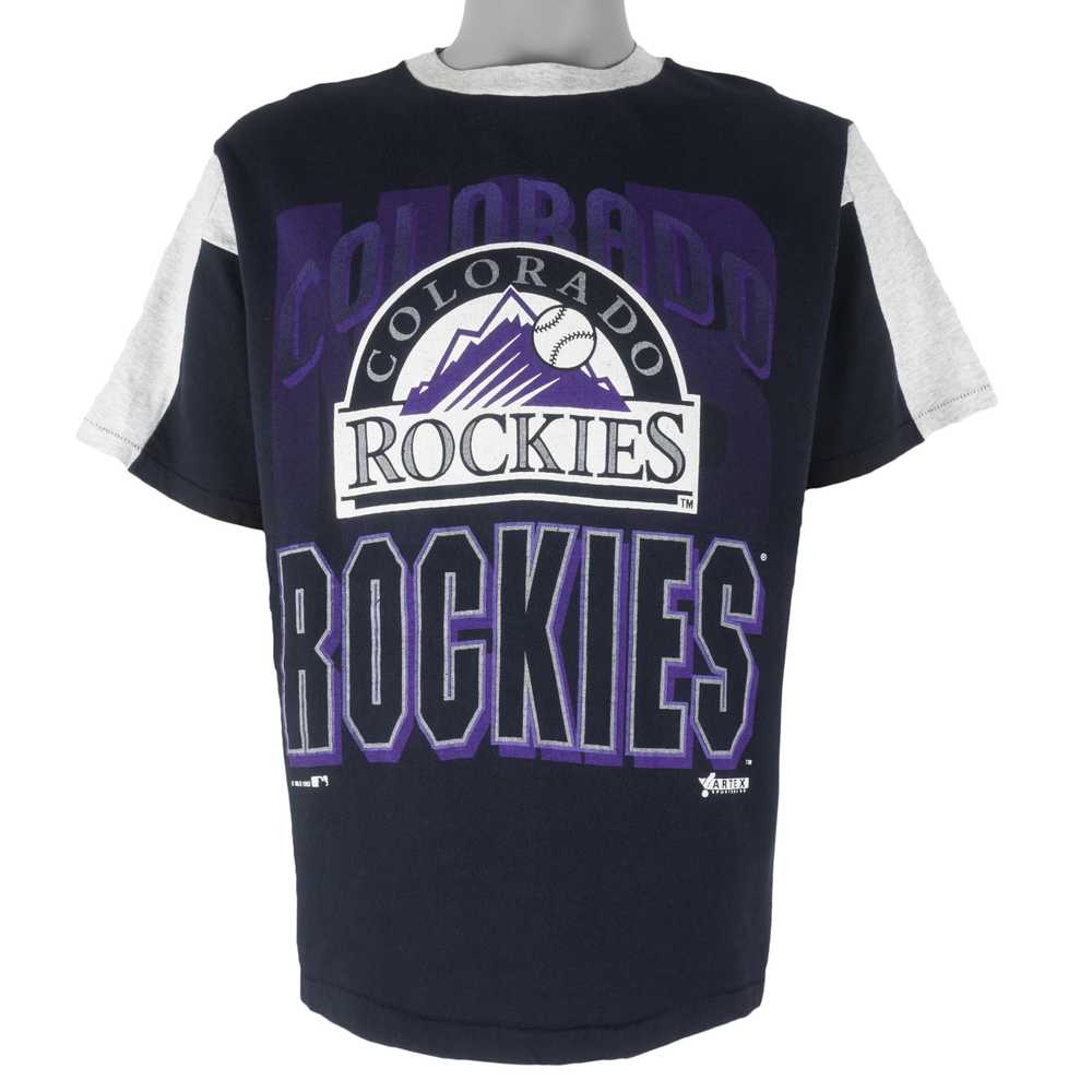 MLB (Artex) - Colorado Rockies Single Stitch T-Sh… - image 1