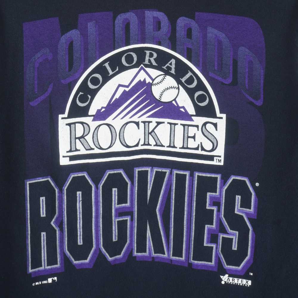 MLB (Artex) - Colorado Rockies Single Stitch T-Sh… - image 3