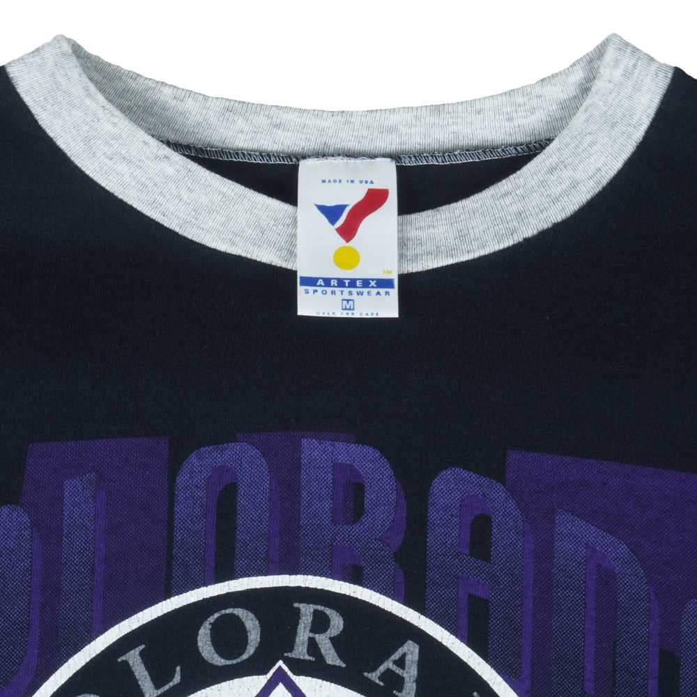 MLB (Artex) - Colorado Rockies Single Stitch T-Sh… - image 4