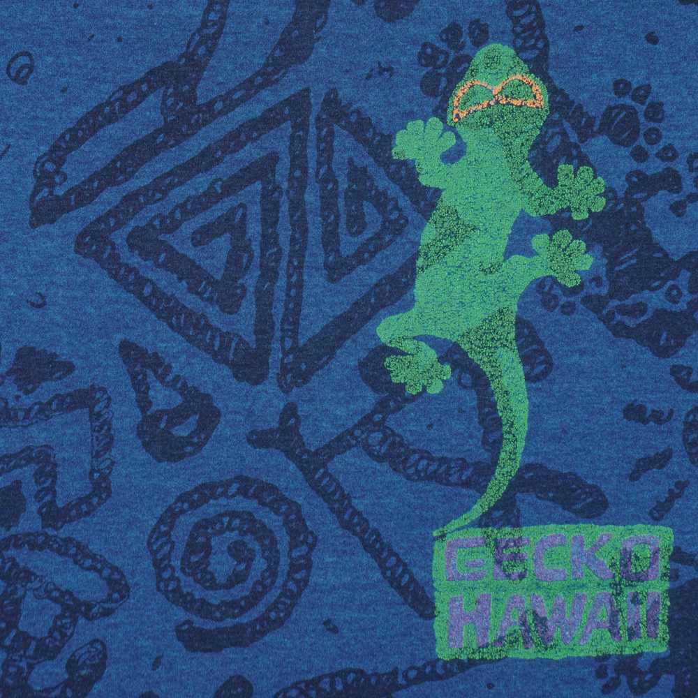 Vintage - Gecko Hawaii All Over Print Single Stit… - image 3