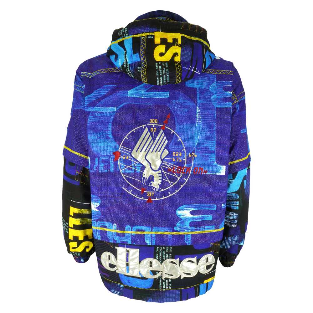 Ellesse - Lock On Hooded Ski Jacket 1990s Large - image 2