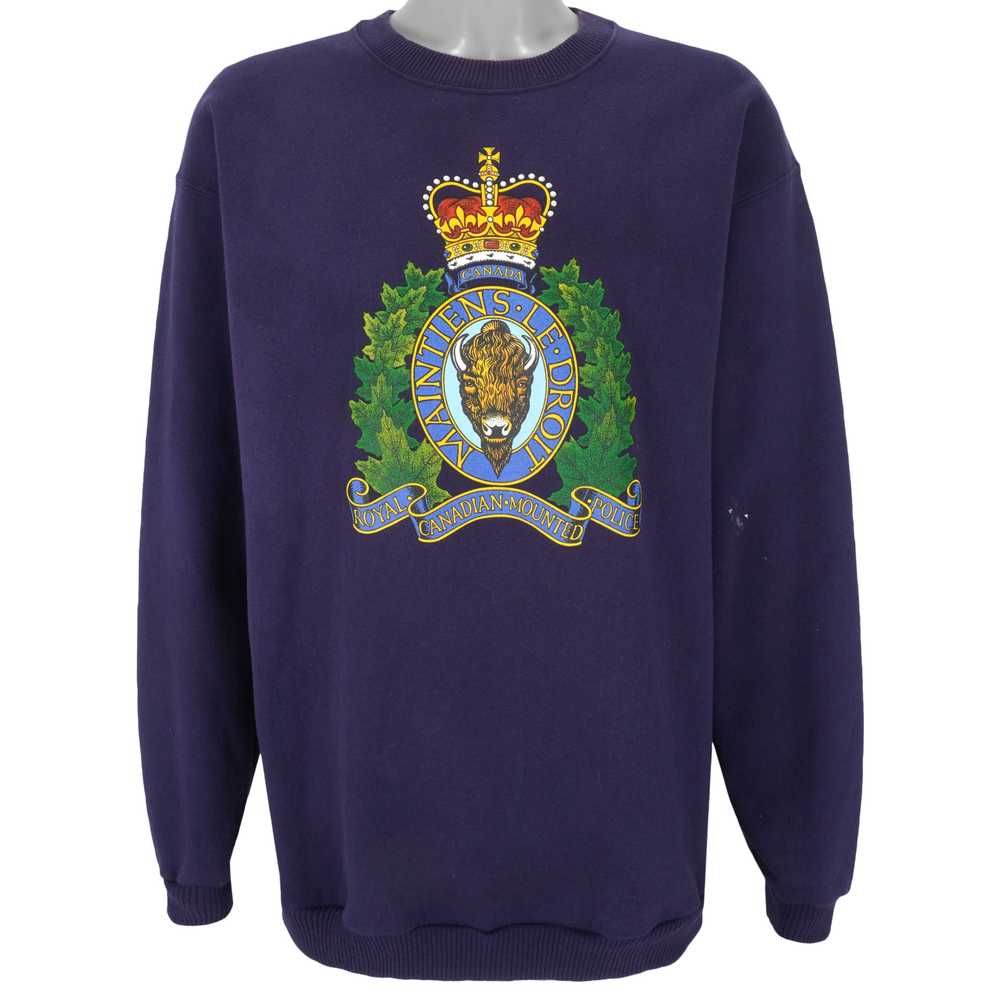 Vintage - Royal Canadian Mounted Police Crew Neck… - image 1