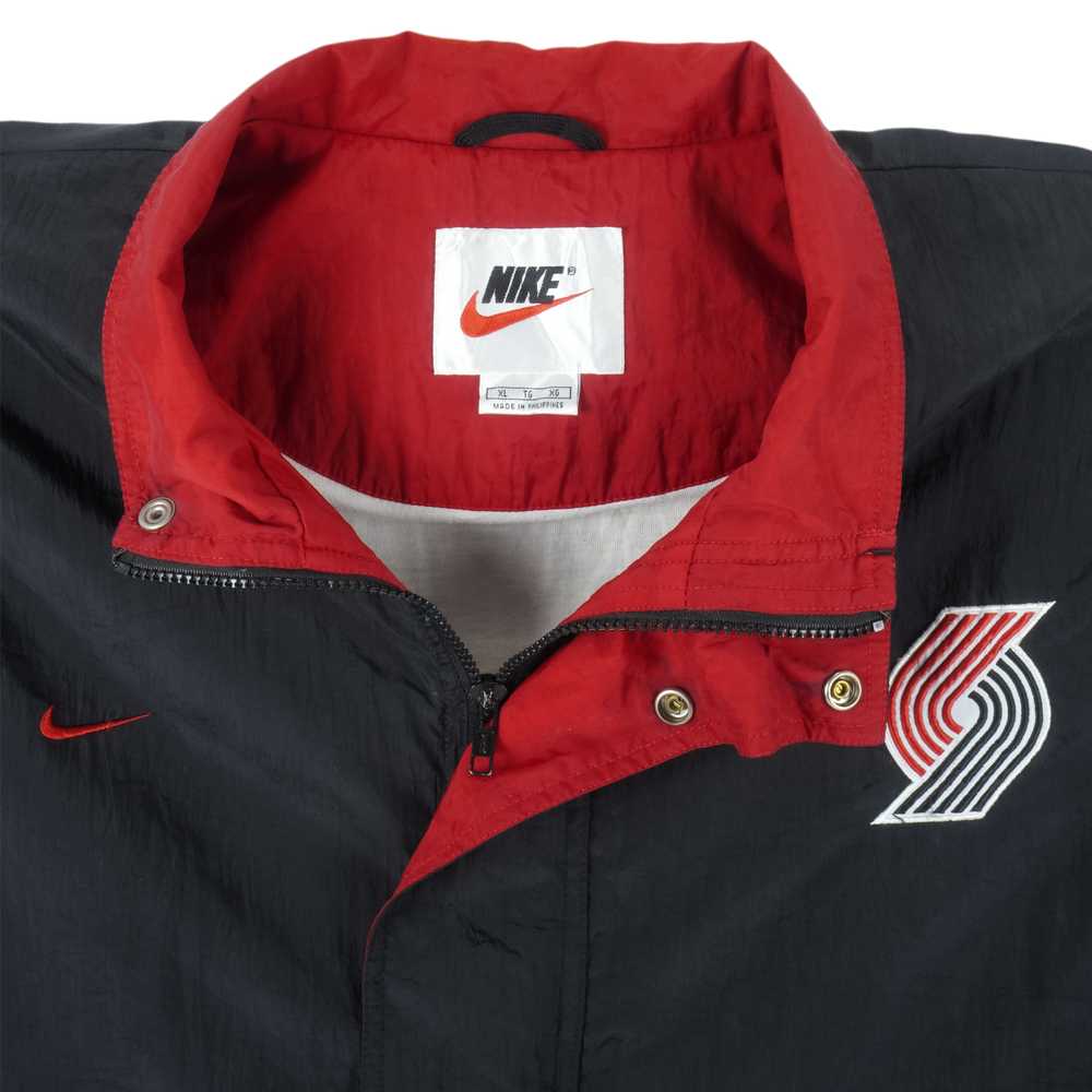 Nike - Portland Blazers Embroidered Zip Up Jacket… - image 5