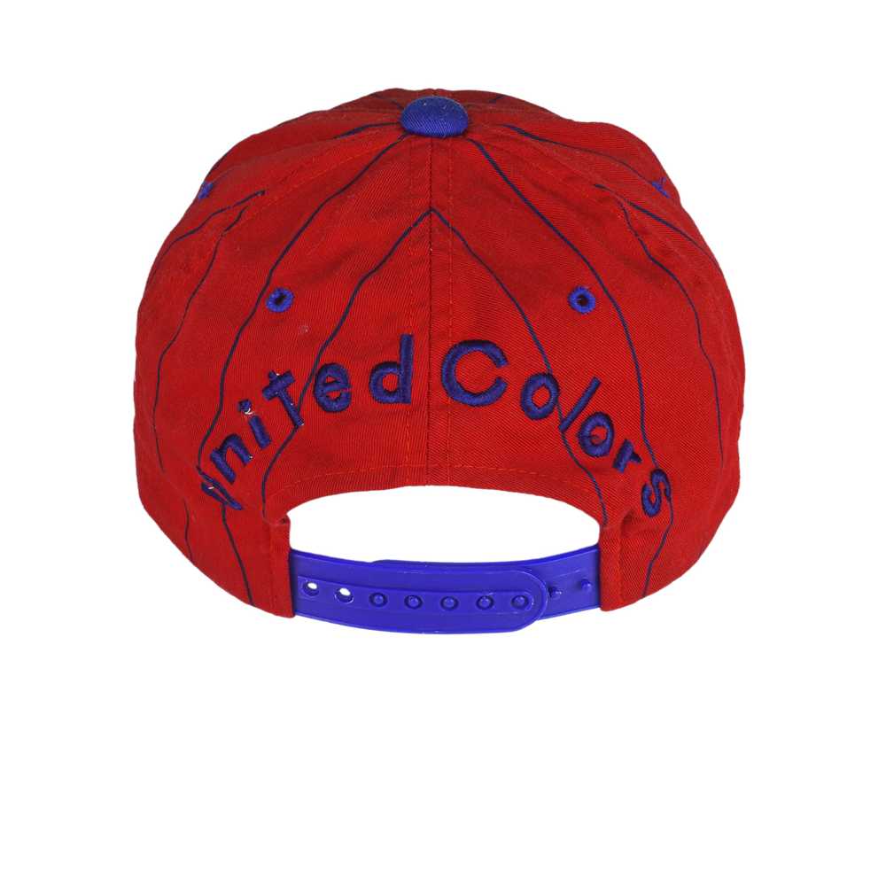 Vintage (United Colors) - Benetton Snapback Hat 1990s OSFA - Image 7
