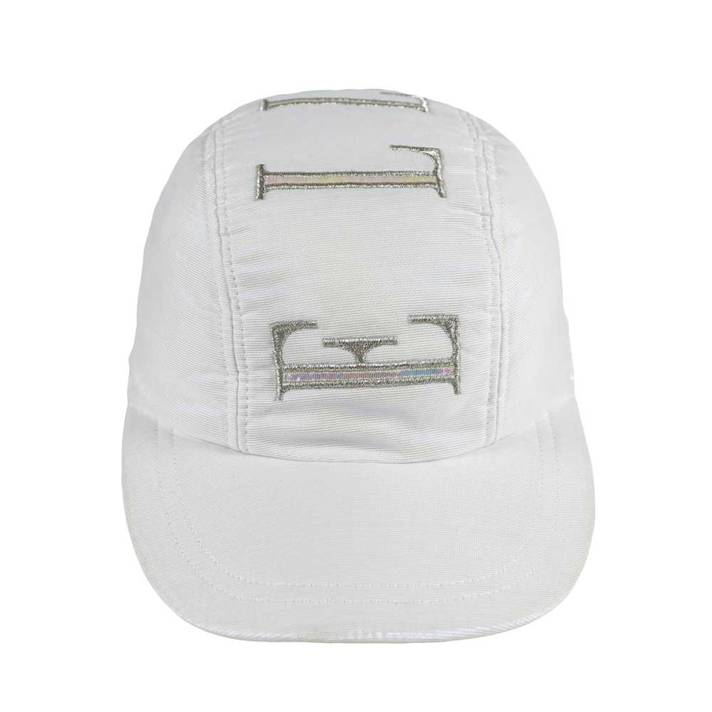 Elle Sports - White Spell-Out Fitted Hat - image 1