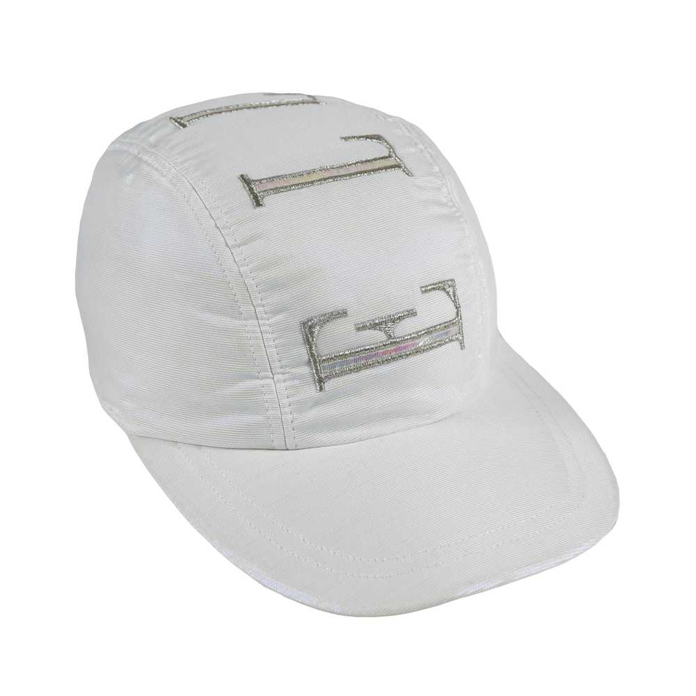 Elle Sports - White Spell-Out Fitted Hat - image 2