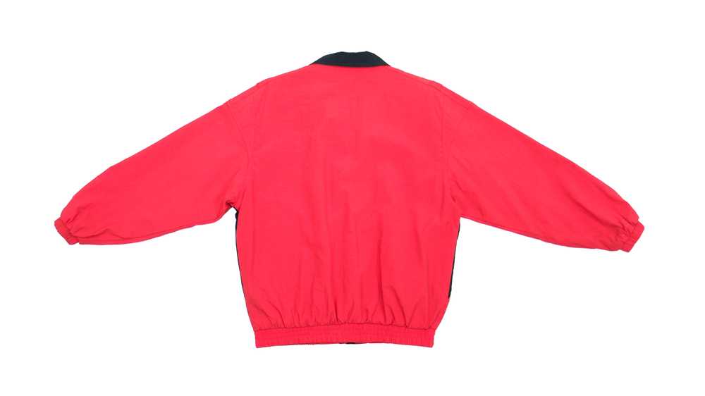 Adidas - Red with Black Button / Zip Up Windbreak… - image 2