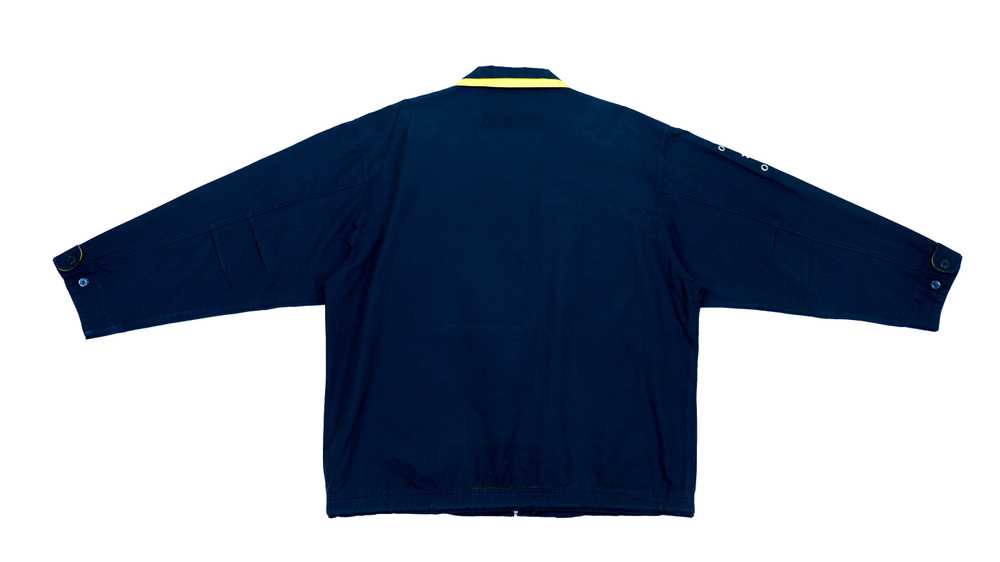 FILA - Dark Blue Sailing Denim Jacket 1990s Large - image 3