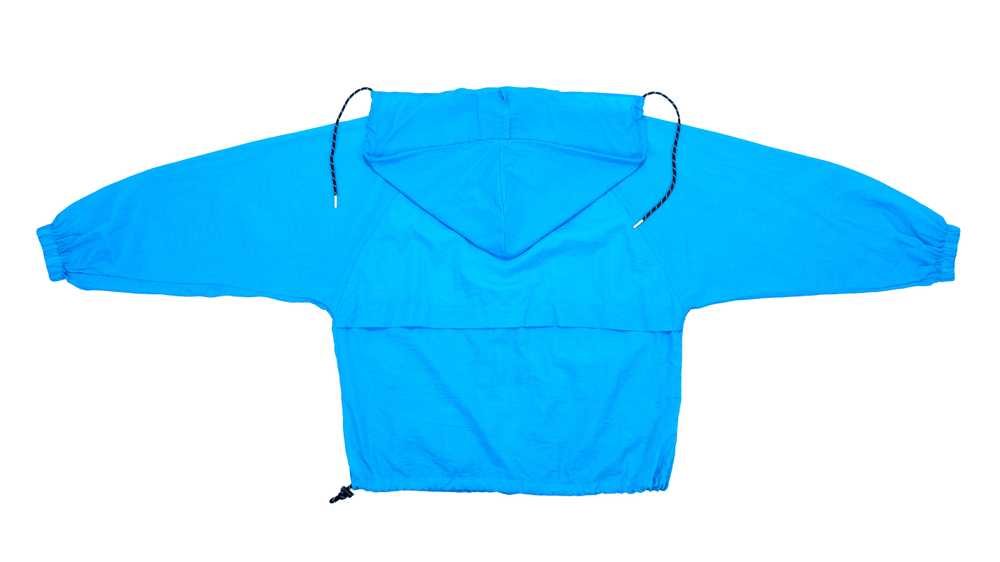 Reebok - Blue Lightweight Windbreaker 1990s Large - image 2