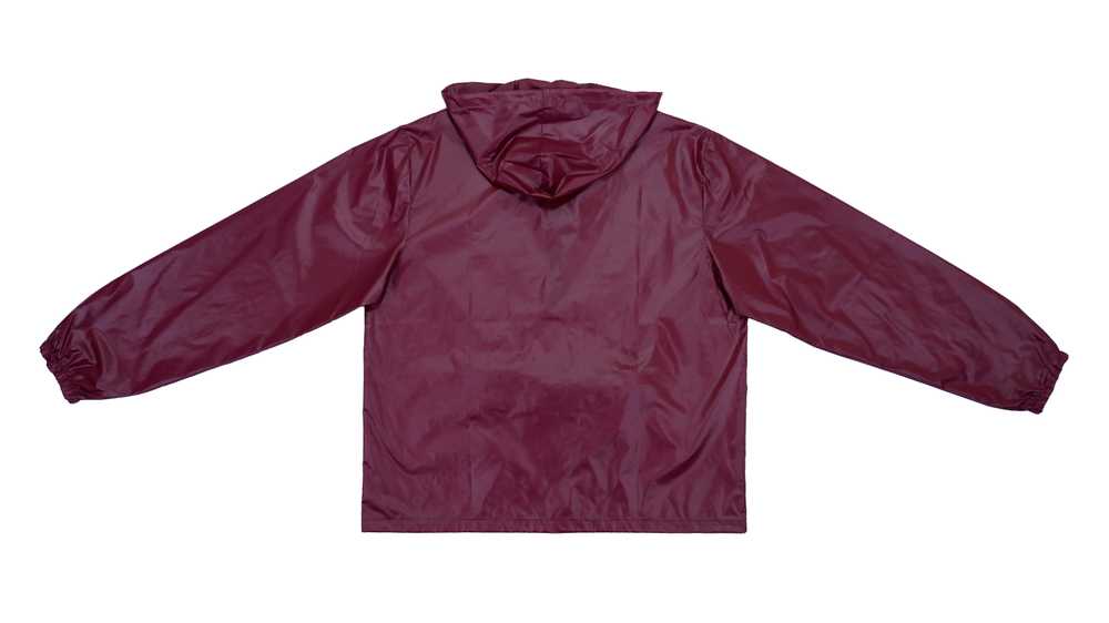 Lacoste - Dark Red IZOD 1/4 Zip Windbreaker 1990s… - image 2