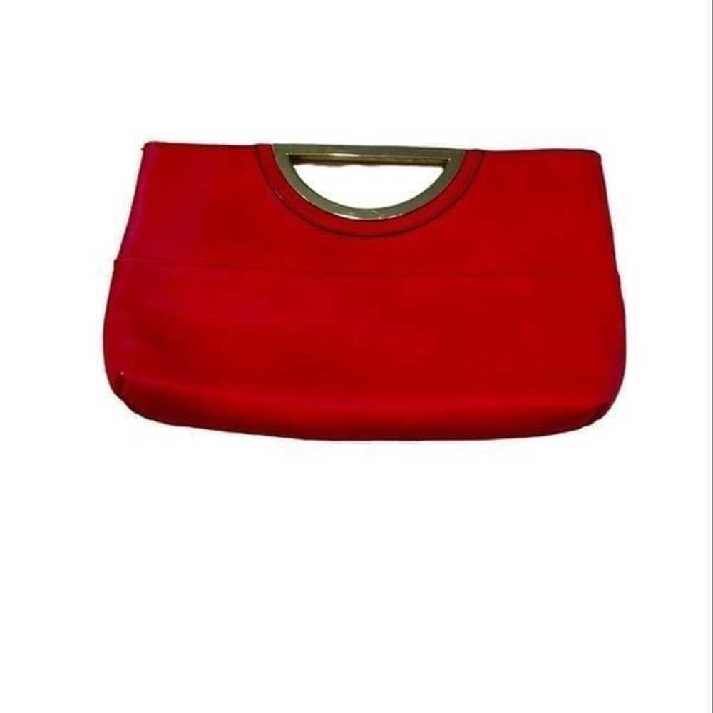 The Limited Handled Evening Bag Faux Leather Red … - image 1