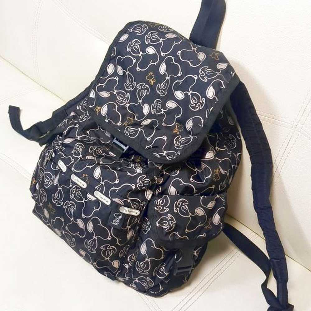 LeSportsac Snoopy All-Over Print Backpack Voyager - image 4