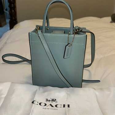 Coach Mini Cashin Tote Bag Sage Green - image 1