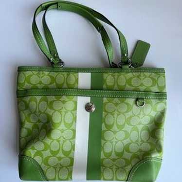 Lime Green Coach Purse - Gem