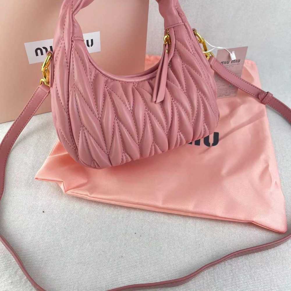 MIU MIU Matelassé Wonder Bag Pink - image 2