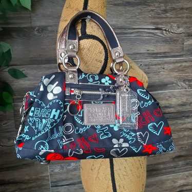 Coach shops Poppy Pop C Graffiti Hobo Bag