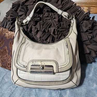 Coach Kristin Spectator Lesther Hobo Bag Purse Met