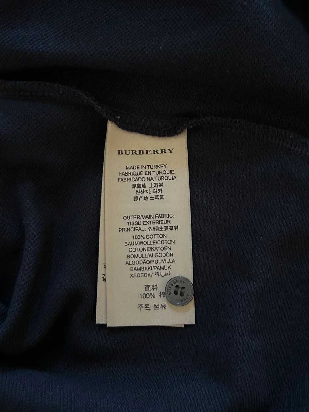 Burberry Burberry Brit Navy Novacheck Polo - Auth… - image 7