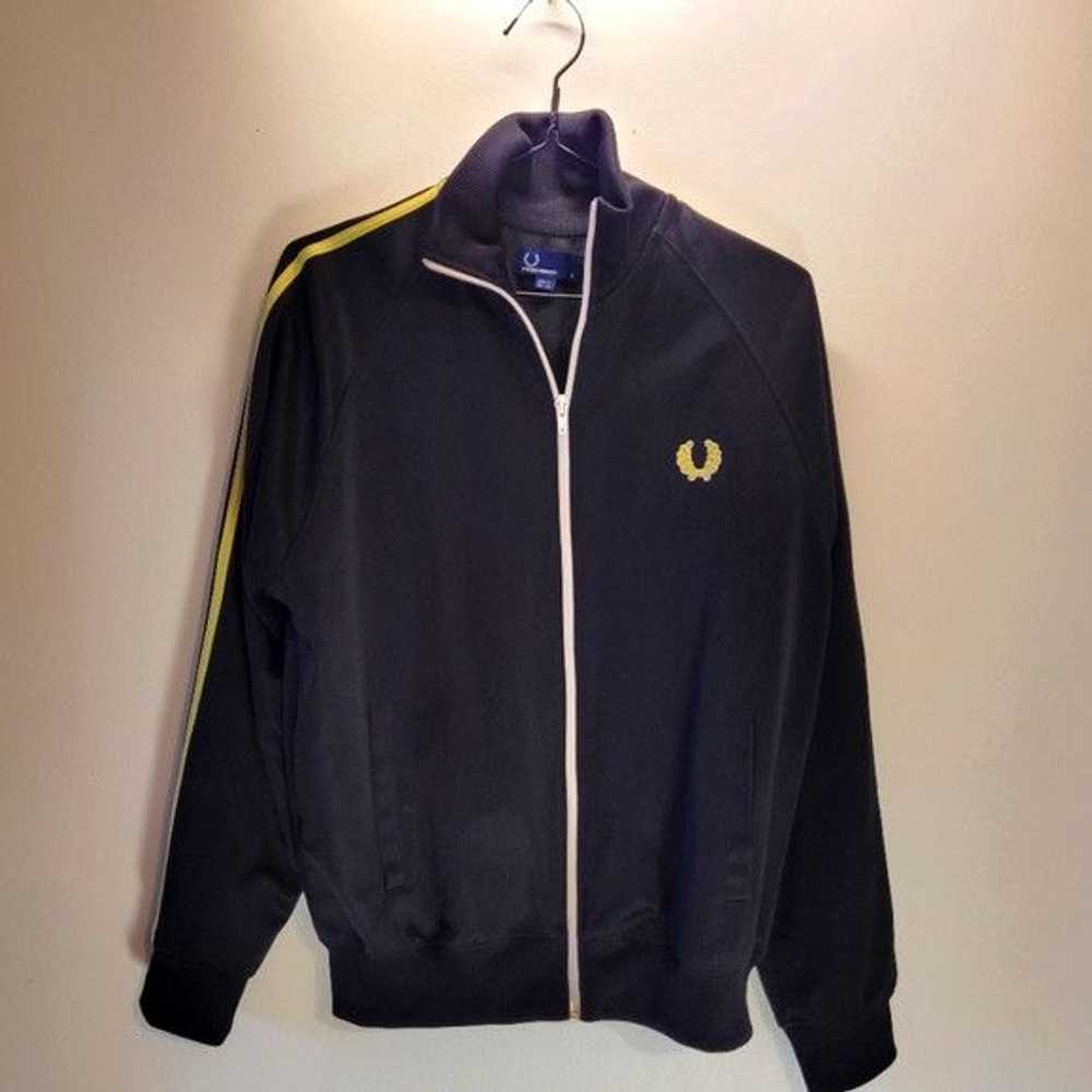 Fred Perry Vintage Fred perry track black jacket … - image 1