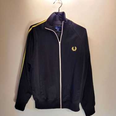 Fred Perry Vintage Fred perry track black jacket … - image 1