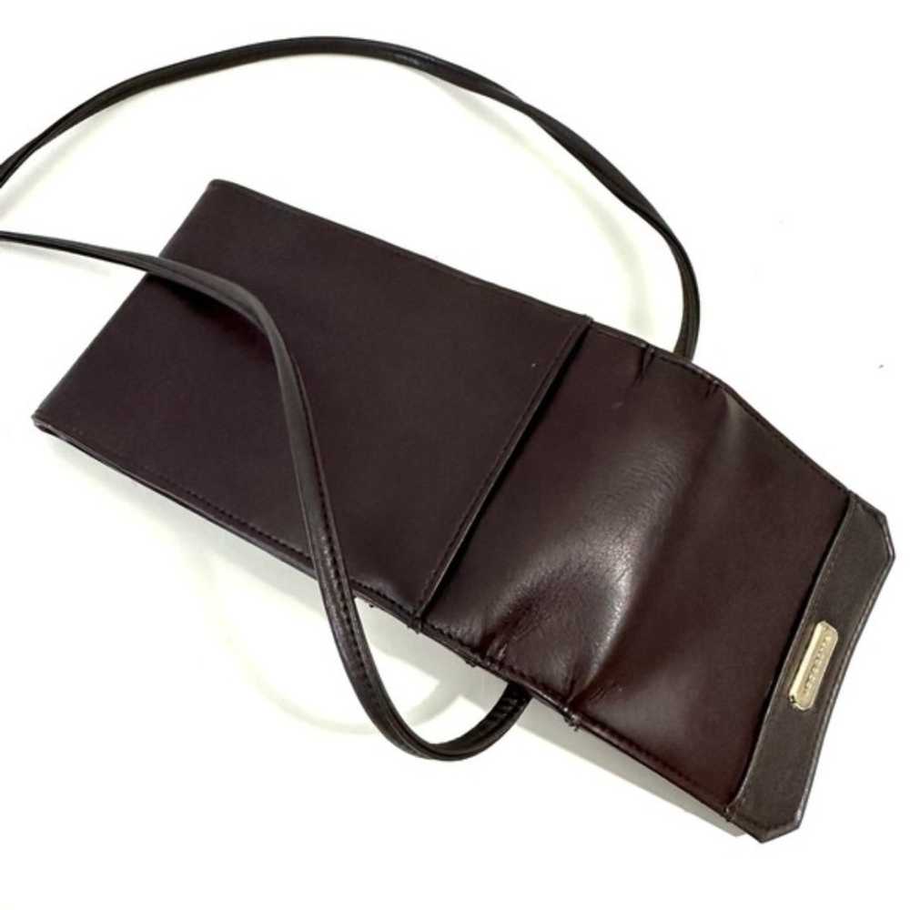 Liz Claiborne Vintage Brown Mini Shoulder Bag One… - image 5