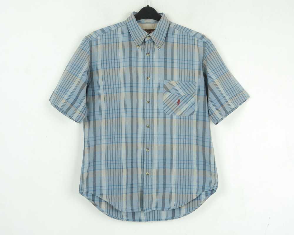 MCS × Marlboro Classics Casual Shirt M Cotton Che… - image 1