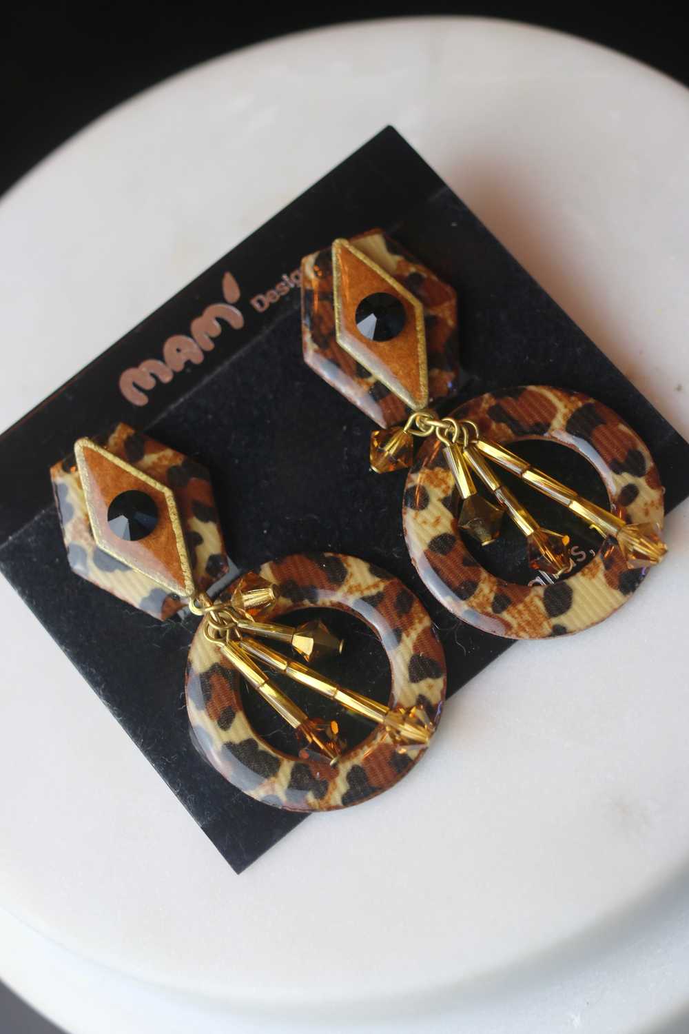 MAM 1980’s Hand Made Earrings - image 1