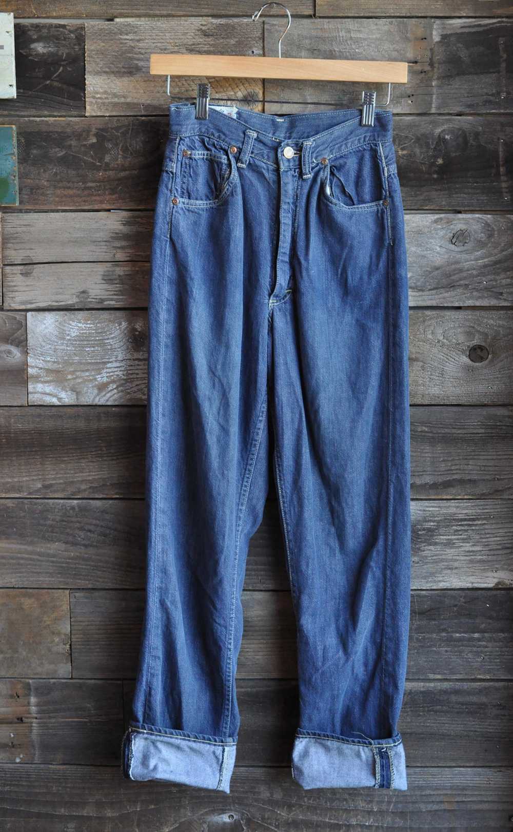 60s Vat Dyed Lady Lee Riders Jeans | 00/0 - image 1