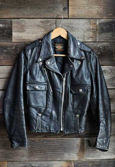 50s Harley Davidson Cycle Queen Leather Jacket | F