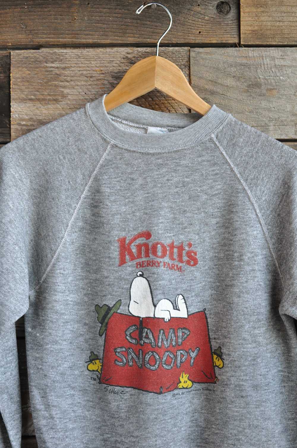 Vintage Camp Snoopy Sweatshirt | S - image 2