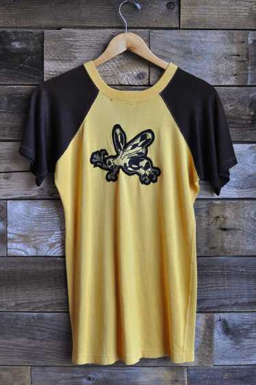 Rare 20s/30s Chainstitched Wasps Jersey | S