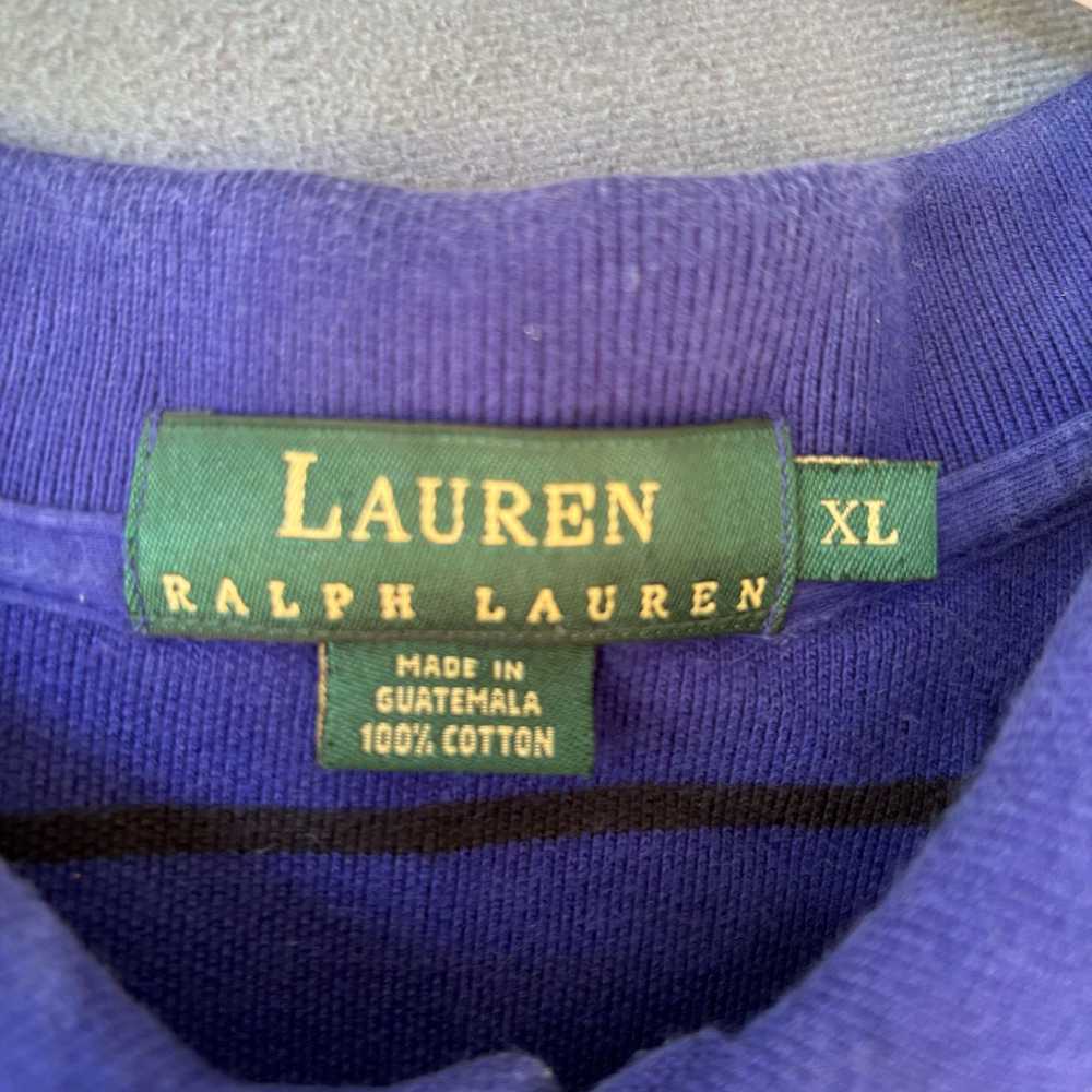 Ralph Lauren 90s Lauren Ralph Lauren Polo Shirt M… - image 3