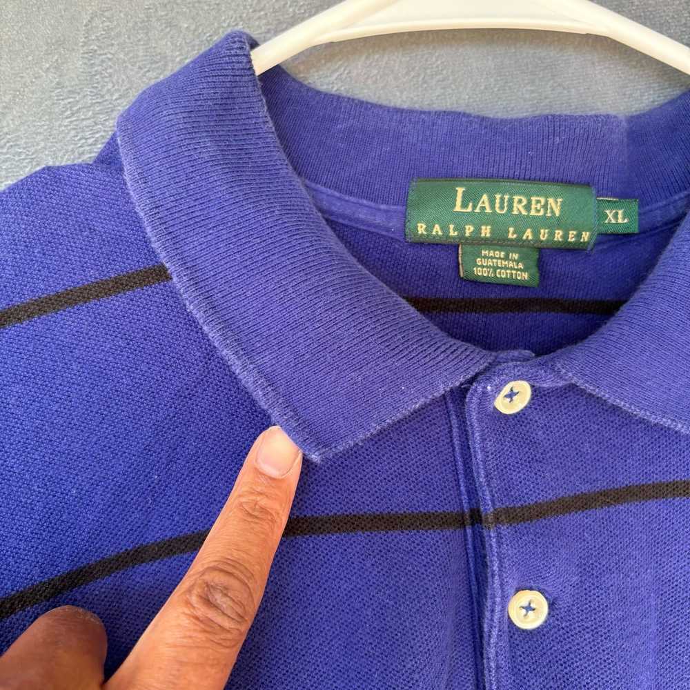 Ralph Lauren 90s Lauren Ralph Lauren Polo Shirt M… - image 8