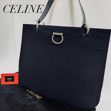 【Includes box and storage bag】CELINE Gancini Leat… - image 1