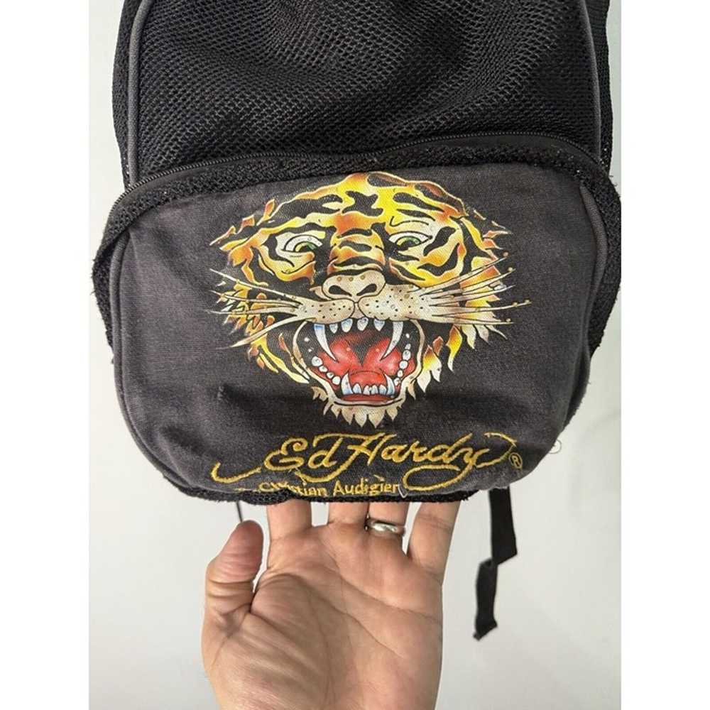 Vintage Y2K Ed Hardy Backpack Christian Audigier … - image 2