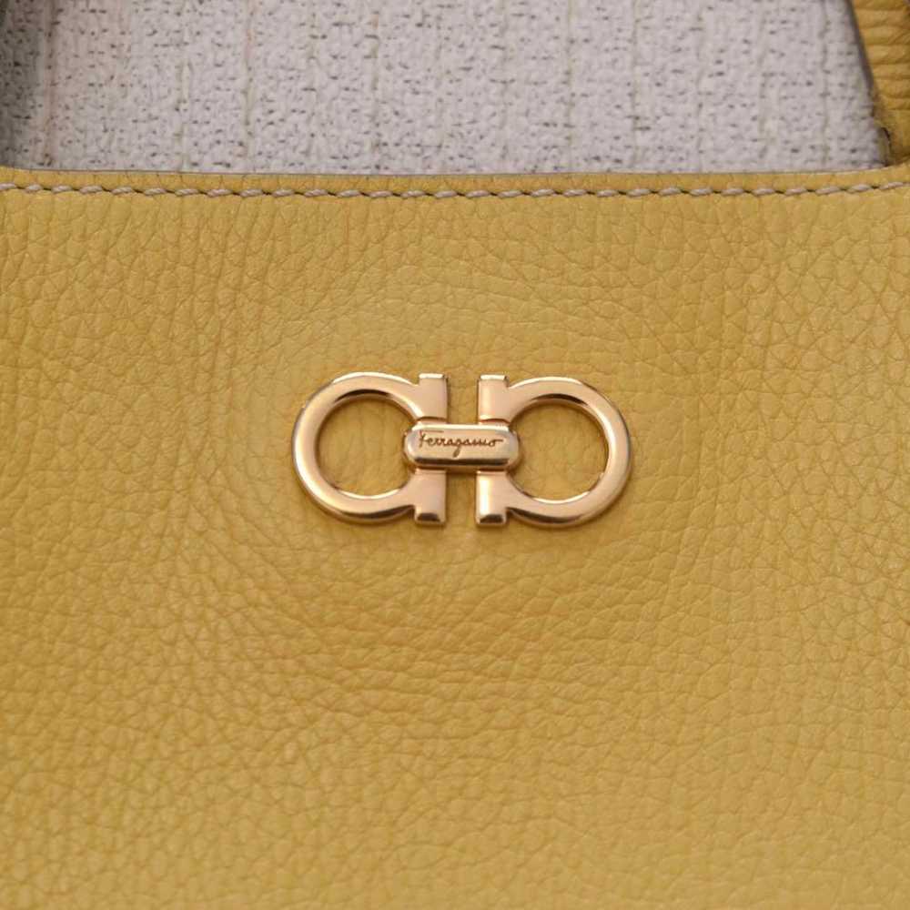 Ferragamo Yellow Leather Tote Bag - image 3