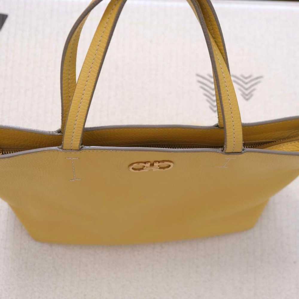 Ferragamo Yellow Leather Tote Bag - image 5