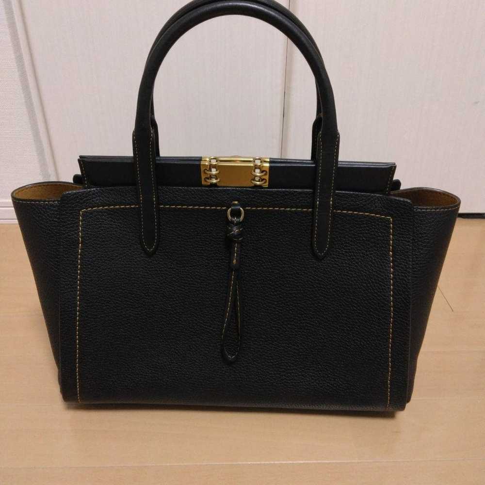 Coach Troop Handbag Black - image 3