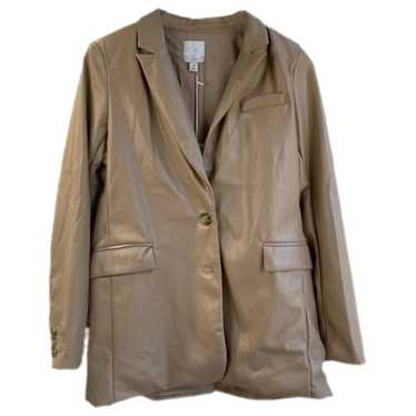 Joie Vegan leather blazer